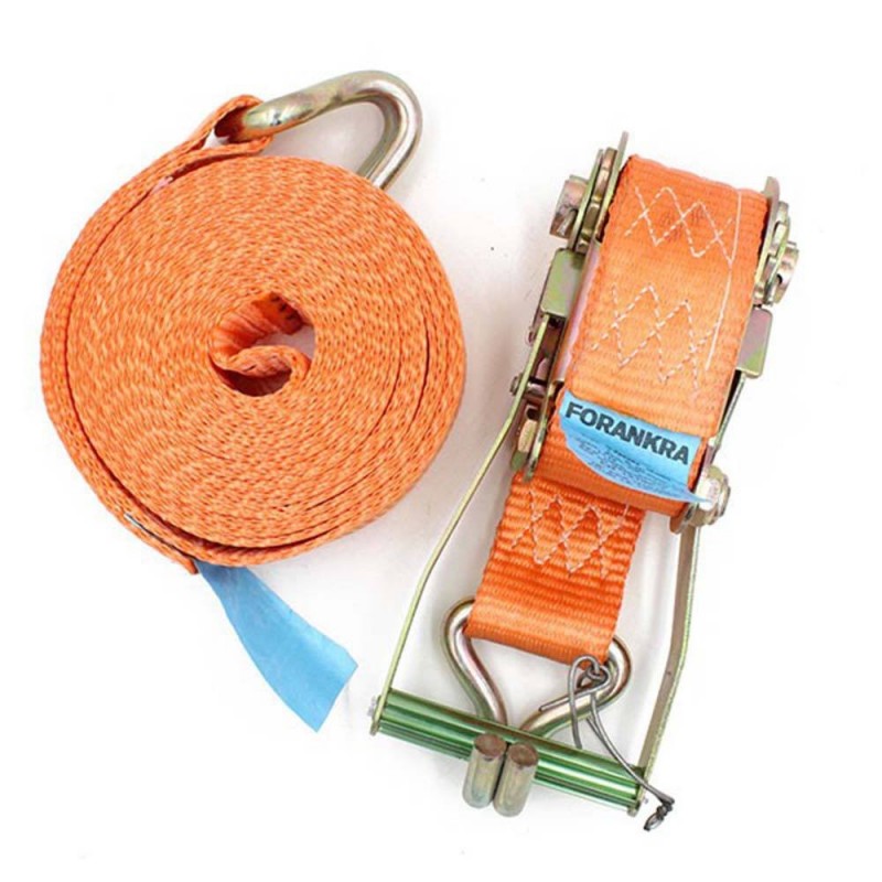 Sangle 50mm cliquet 5ml orange