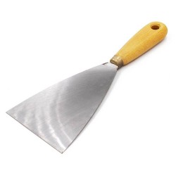 Couteau de peintre 10cm monture en bois UV6