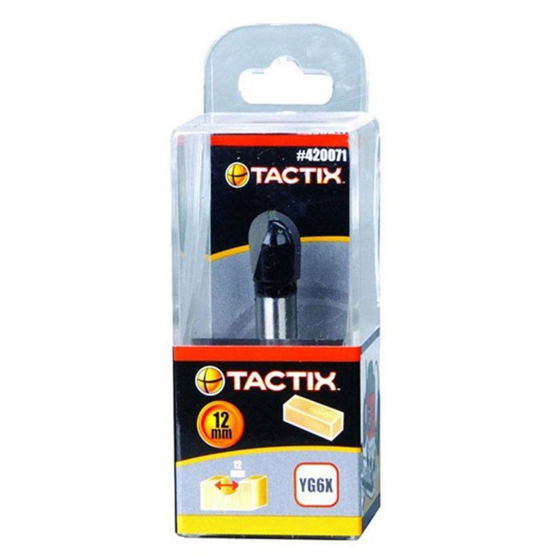 Fraise droite ronde 12mm queue 8mm