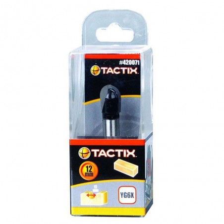 Fraise droite ronde 12mm queue 8mm