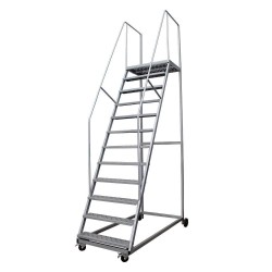 Escabeau roulant 12 marches