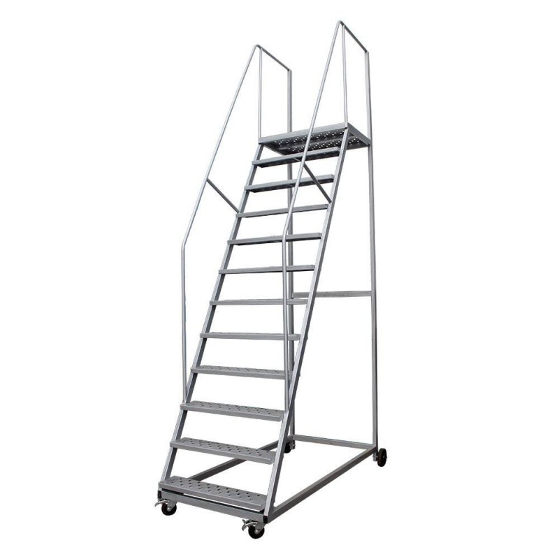 Escabeau roulant 12 marches