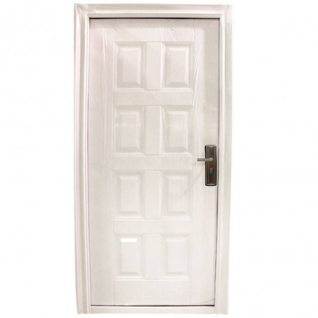 Porte metallique 2050x960 droite CREAM*