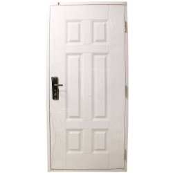 Porte metallique 2050x960 gauche CREAM*