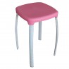 Tabouret plastique rose 28*28*45cm -  - meilleure qualité