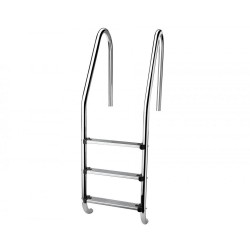 Échelle de piscine 3 marches en inox