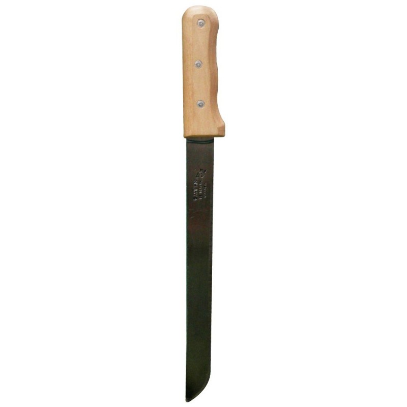 Machette droite 51cm manche en bois
