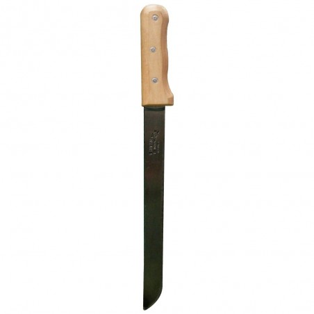 Machette droite 51cm manche en bois