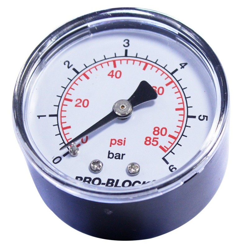 Manometre central D50mm-0/6 bar MC6 -  - meilleure qualité