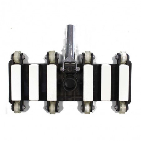 Balai à beton à clic inox