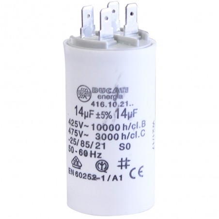 Condensateur broches 14µF-450V