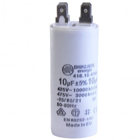 Condensateur broches 10µF-450V