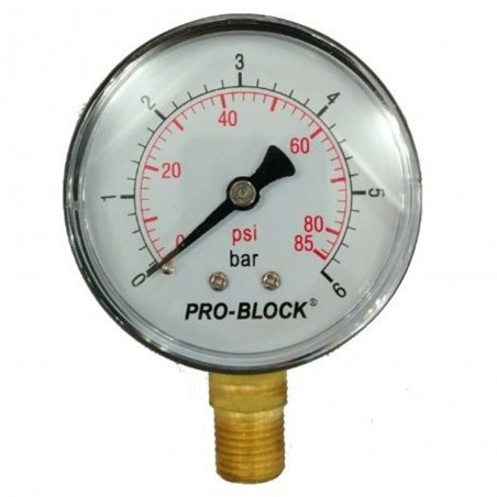 Manometre radial D63mm-0/6 bar MR6 -  - meilleure qualité