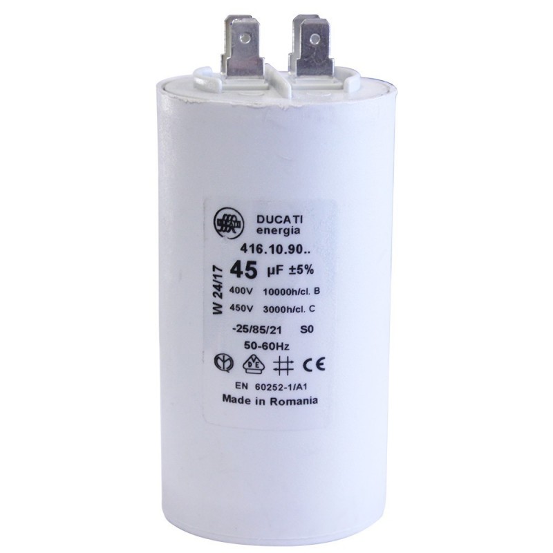 Condensateur broches 45µF-450V