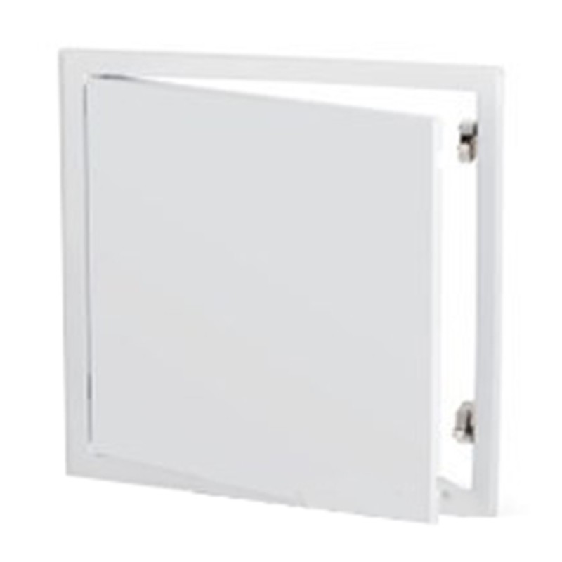 Trappe métallique laquée blanc 500x500
