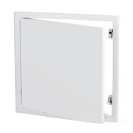 Trappe métallique laquée blanc 500x500