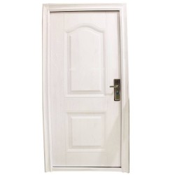 Porte metallique 2050x960 droite CREAM