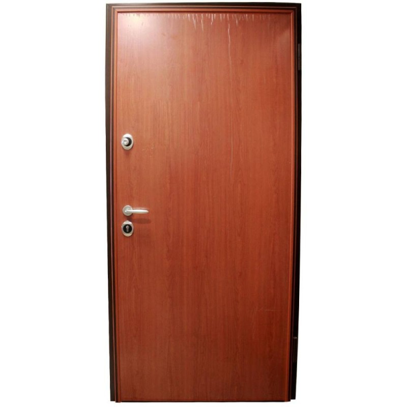 Bloc porte anti-éffraction 2160x1020 gauche effet bois cherry -  - meilleure qualité