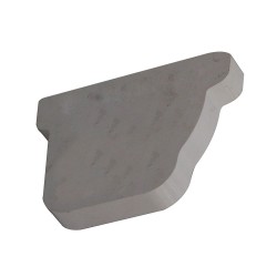 Fond de gouttière 140 blanc drte*