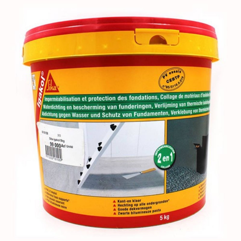 Sika igakol imperméabilisant parpaing/brique 5kg -  - meilleure qualité