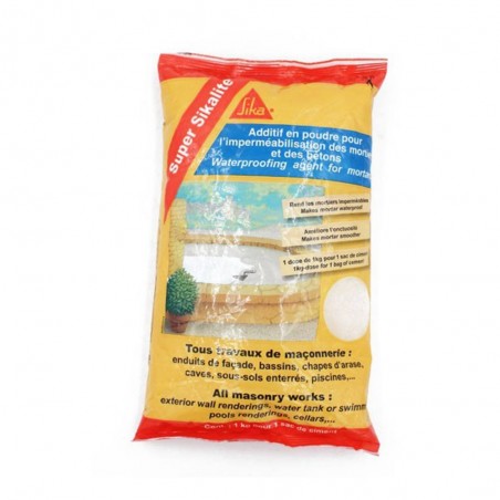 Sikalite hydrofuge en poudre - sachet de 1kg