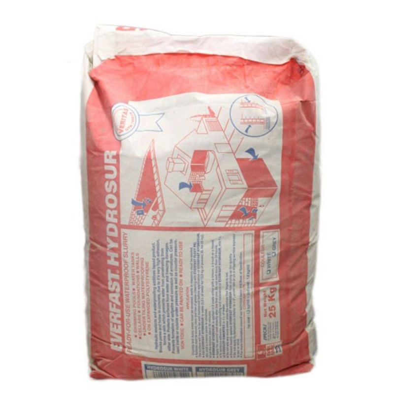 Enduit imperméabilisant maçonnerie Hydrosur gris sac 25Kg