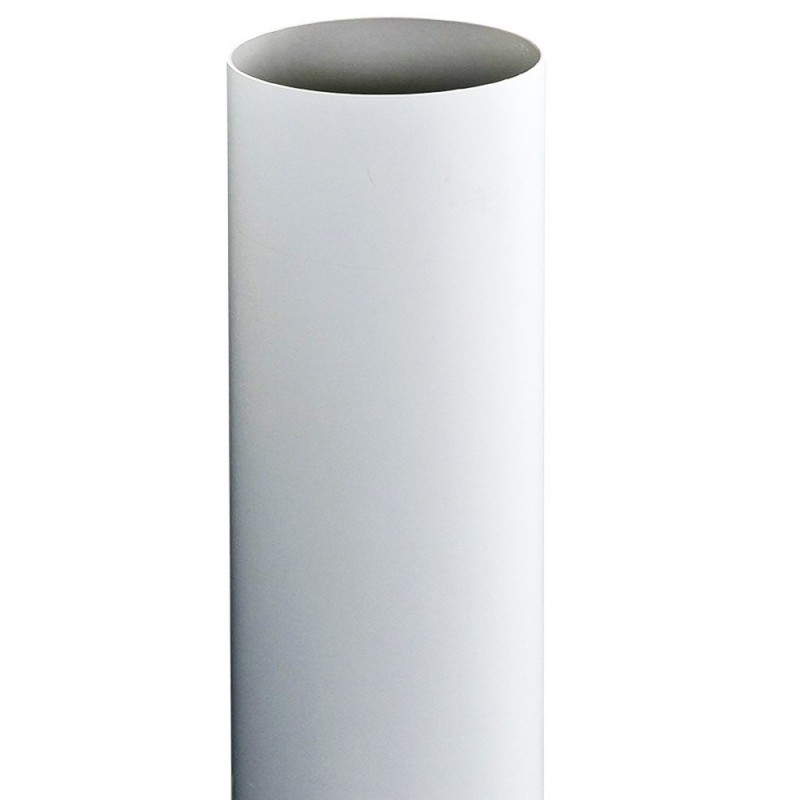 Tuyau descente (4ml) D80mm blanc