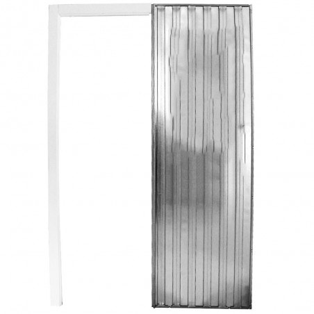 Kit châssis de porte coulissante 1 vantail Easyslide 100mm - 80x203cm