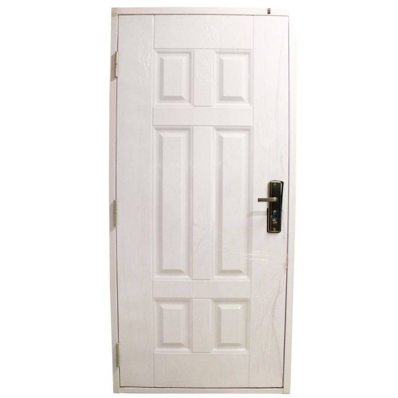 Porte metallique 2050x960 droite CREAM