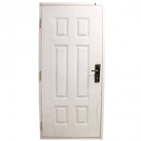 Porte metallique 2050x960 droite CREAM