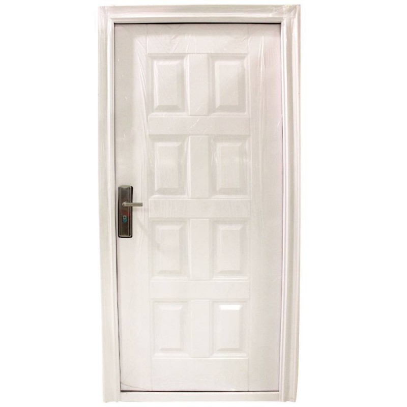 Porte metallique 2050x960 gauche CREAM*
