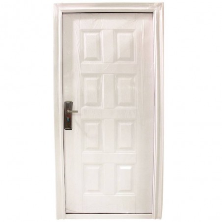 Porte metallique 2050x960 gauche CREAM*