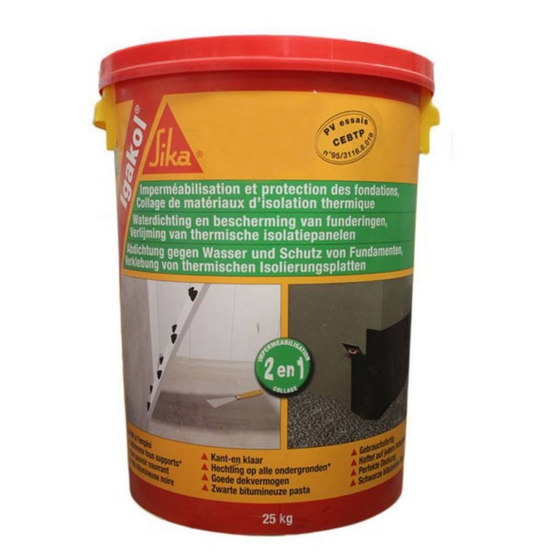 Sika igakol imperméabilisant parpaing/brique 25kg -  - meilleure qualité