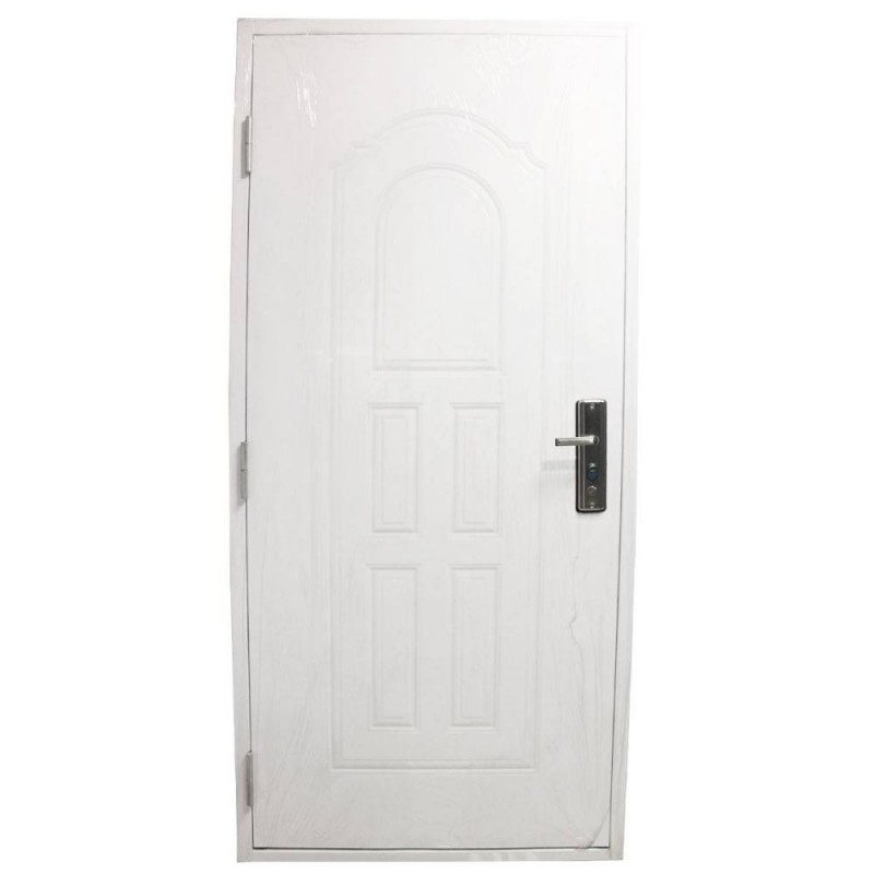 Porte metallique 2050x960 droite CREAM*
