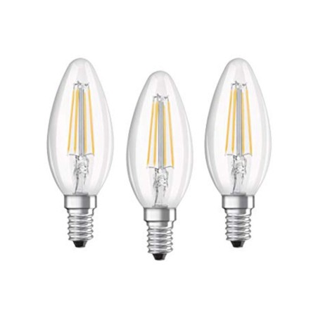 Lot de 3 lampes Led E14 4W-827 Basecla