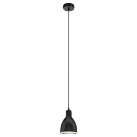 Lampe en suspension PRIDPY noire-blanche H1100 E27 60W