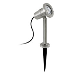 Piquet de terre inox acier Nema GU10 5W H 240 IP54