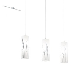 Lot de 3 suspensions Rivato 60W E27 -