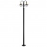 Lampadaire Sirmione noir-doré 60 W