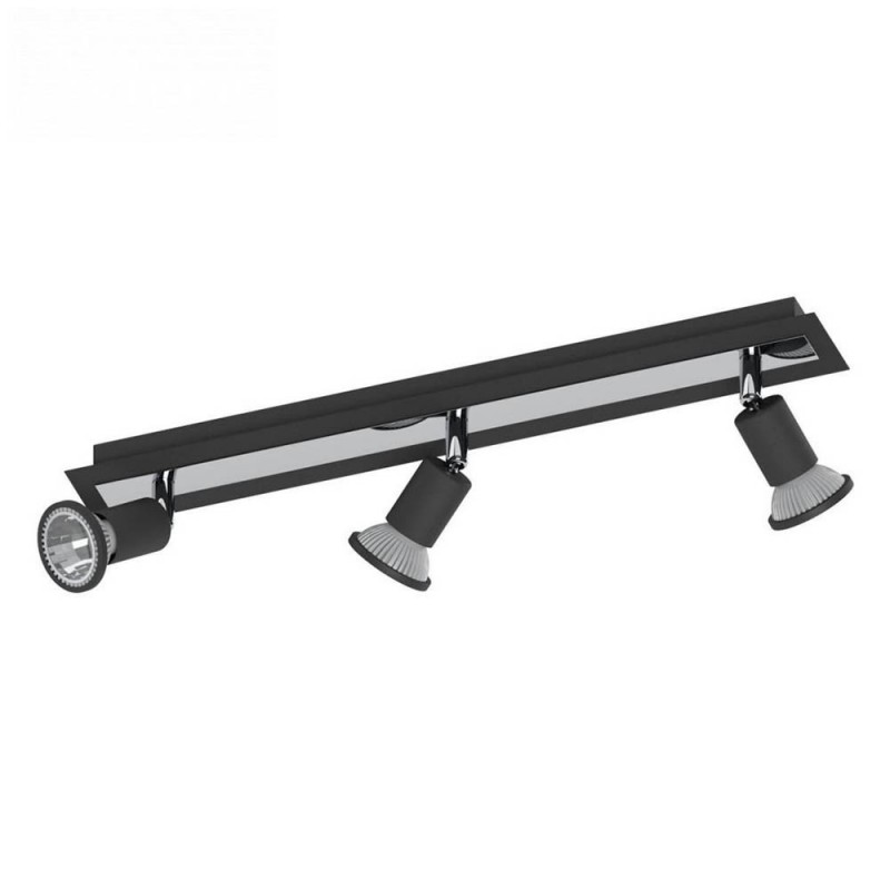 Spot led noir à 3 lampes Sarria 5W