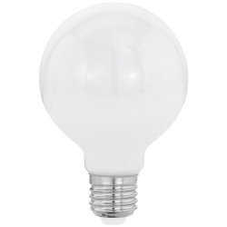 Ampoule Led à filaments milky extra warm 8W E27 Ø80
