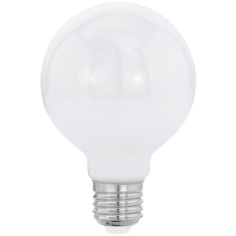 Ampoule Led à filaments milky extra warm 8W E27 Ø80
