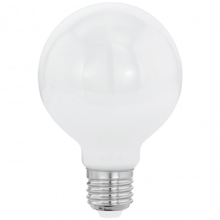 Ampoule Led à filaments milky extra warm 8W E27 Ø80