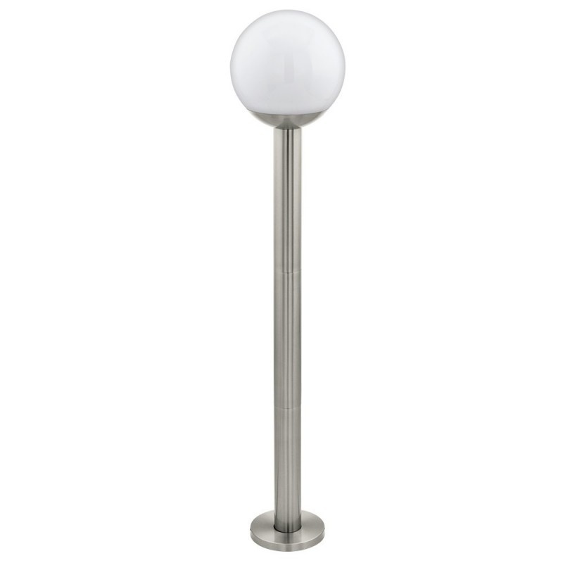 Nisia-c lampadaire acier inox 1x E27 9W incl h980 IP44- *