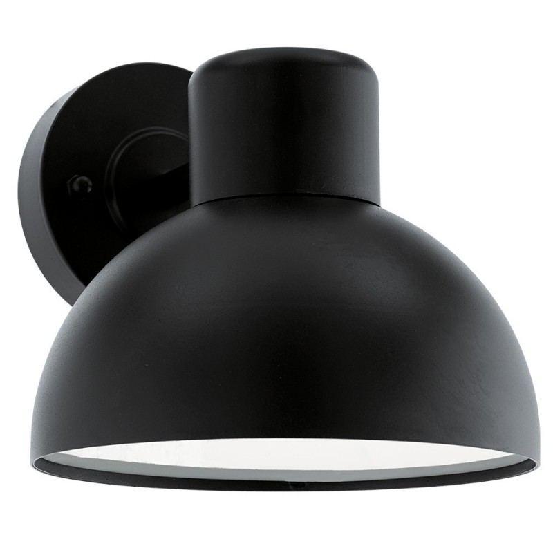 Applique acier noirEntrimo E27 60W max h185 IP44-