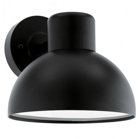 Applique acier noirEntrimo E27 60W max h185 IP44-