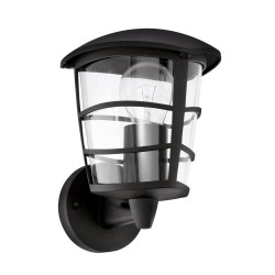 Applique murale extérieur noir Aloria E27 60W