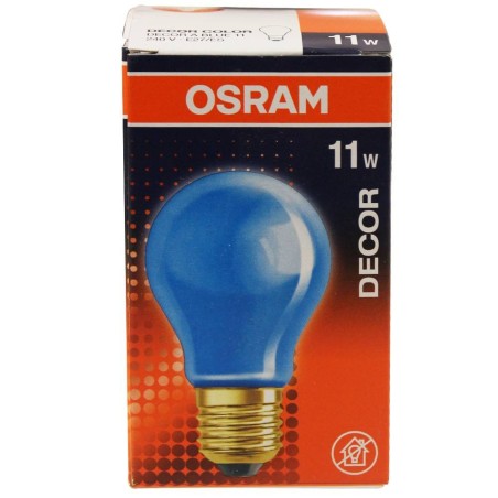 Lampe incandescence bleue11W-E27-240V