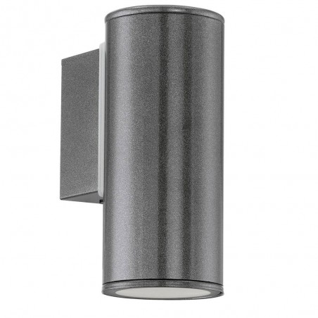 Applique mono éclairage anthracite Riga GU10 3W IP44-