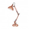 Lampe de table Borgillio cuivre E27 60W-